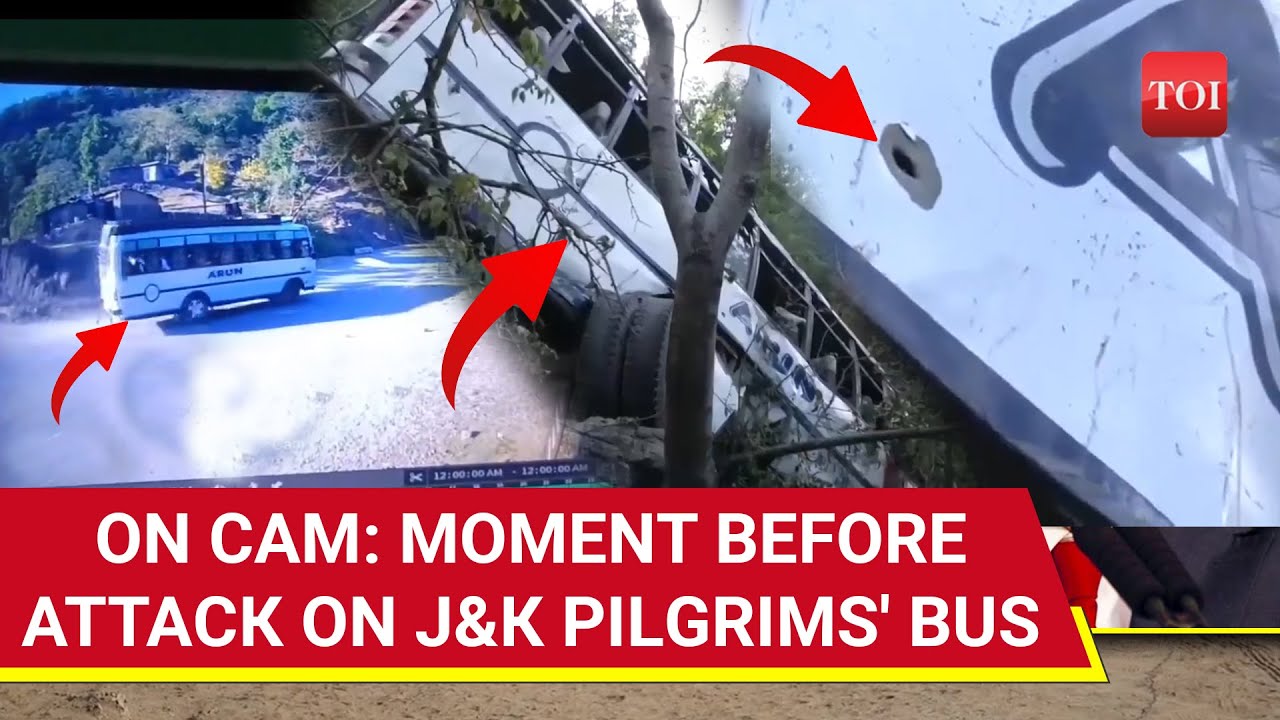 J&K: CCTV Video Shows Bus At 'Deadly' Turn Before Attack In Reasi; Chilling Terror Pattern Emerges