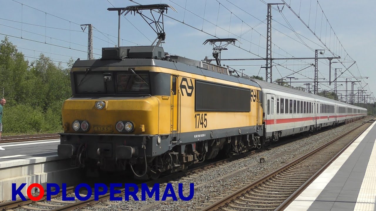 Afkoppelen DB en aankoppelen NS met IC Berlijn in Bad Bentheim!