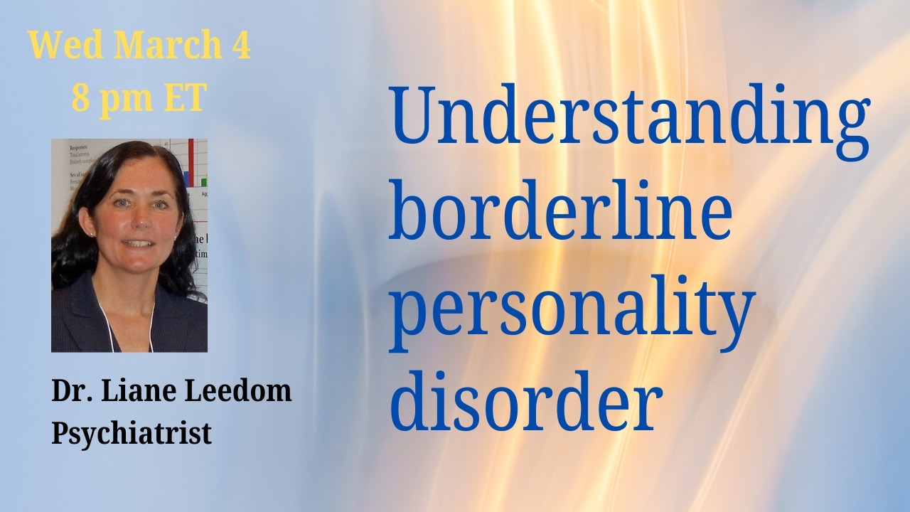 Understanding borderline personality disorder