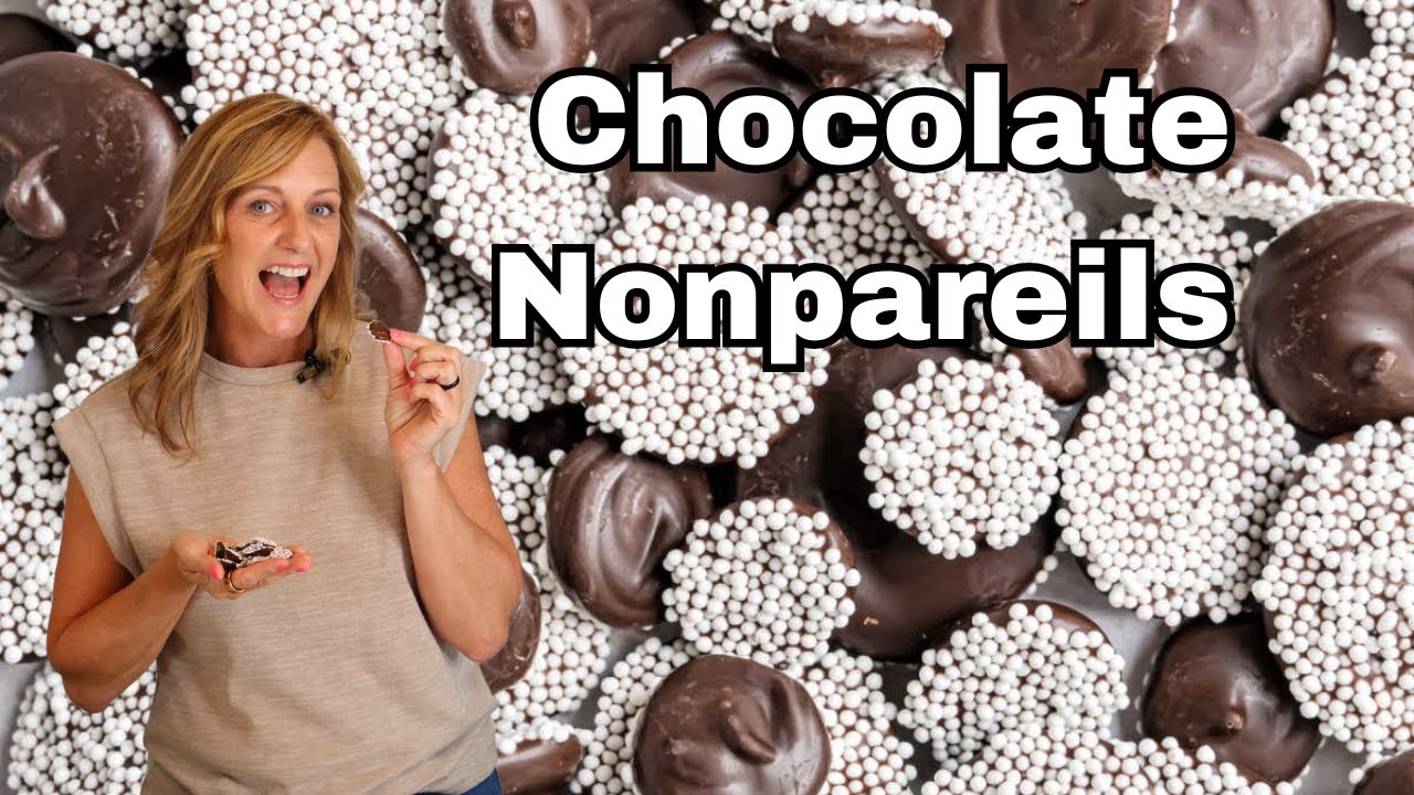 Chocolate Nonpareils Candy- Copycat SnoCaps