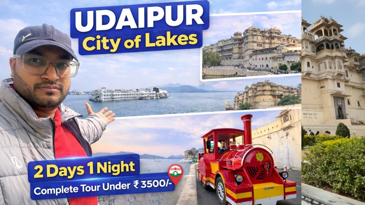 Udaipur Tour Under ₹3500! 😍 | 2 Days Complete Budget Trip 2026 🏰 | Udaipur Travel Guide