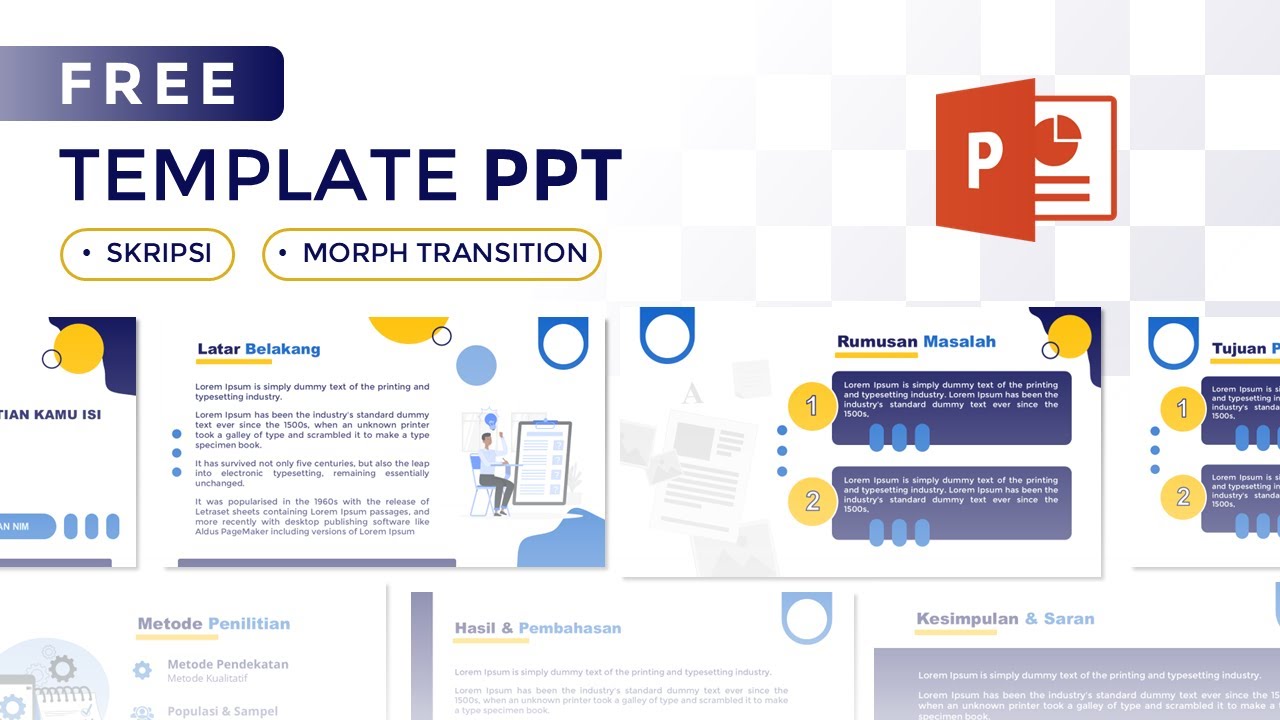 TEMPLATE PPT || SEMINAR PROPOSAL || SKRIPSI || PRESNTASI || TESIS || 5