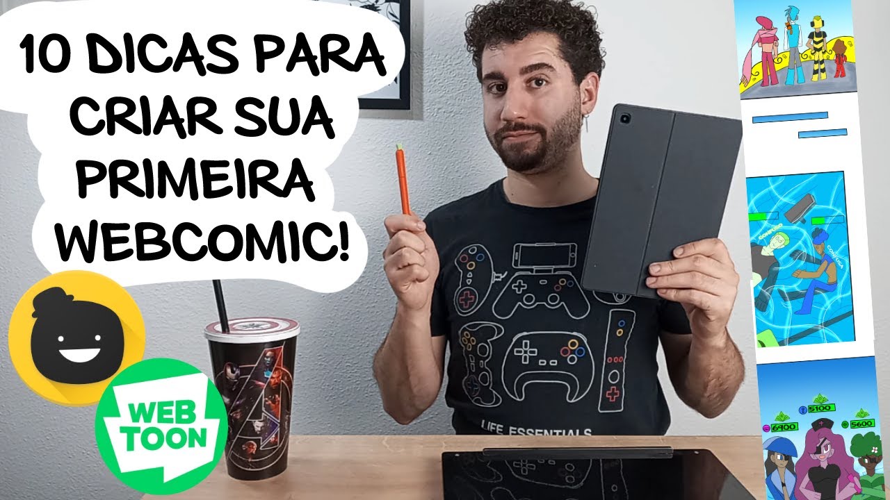 10 DICAS DE COMO FAZER UMA HISTÓRIA EM QUADRINHOS/WEBCOMIC | TAB S6 LITE