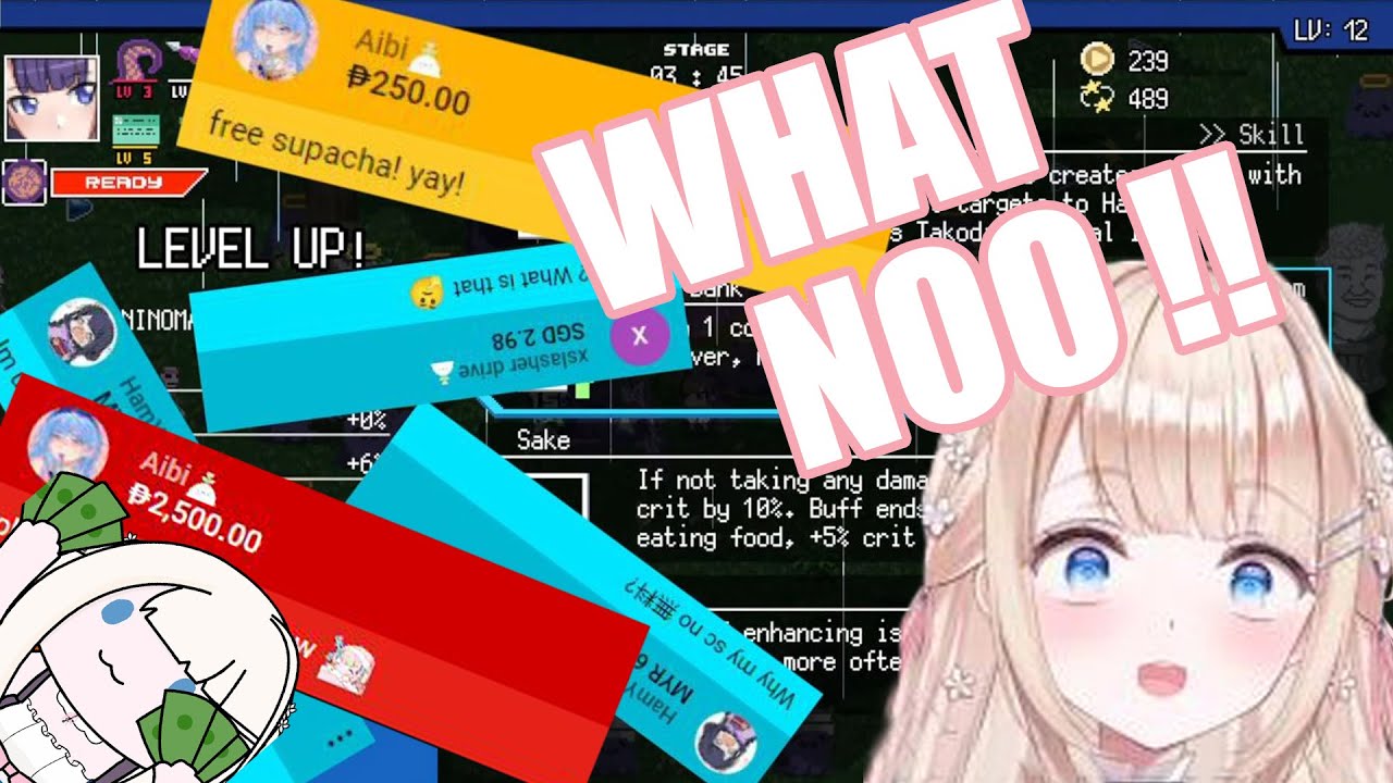 Peo Suffering from Superchat Time 💸 / [雪乃下ぴお🌸Yukinoshita Peo]