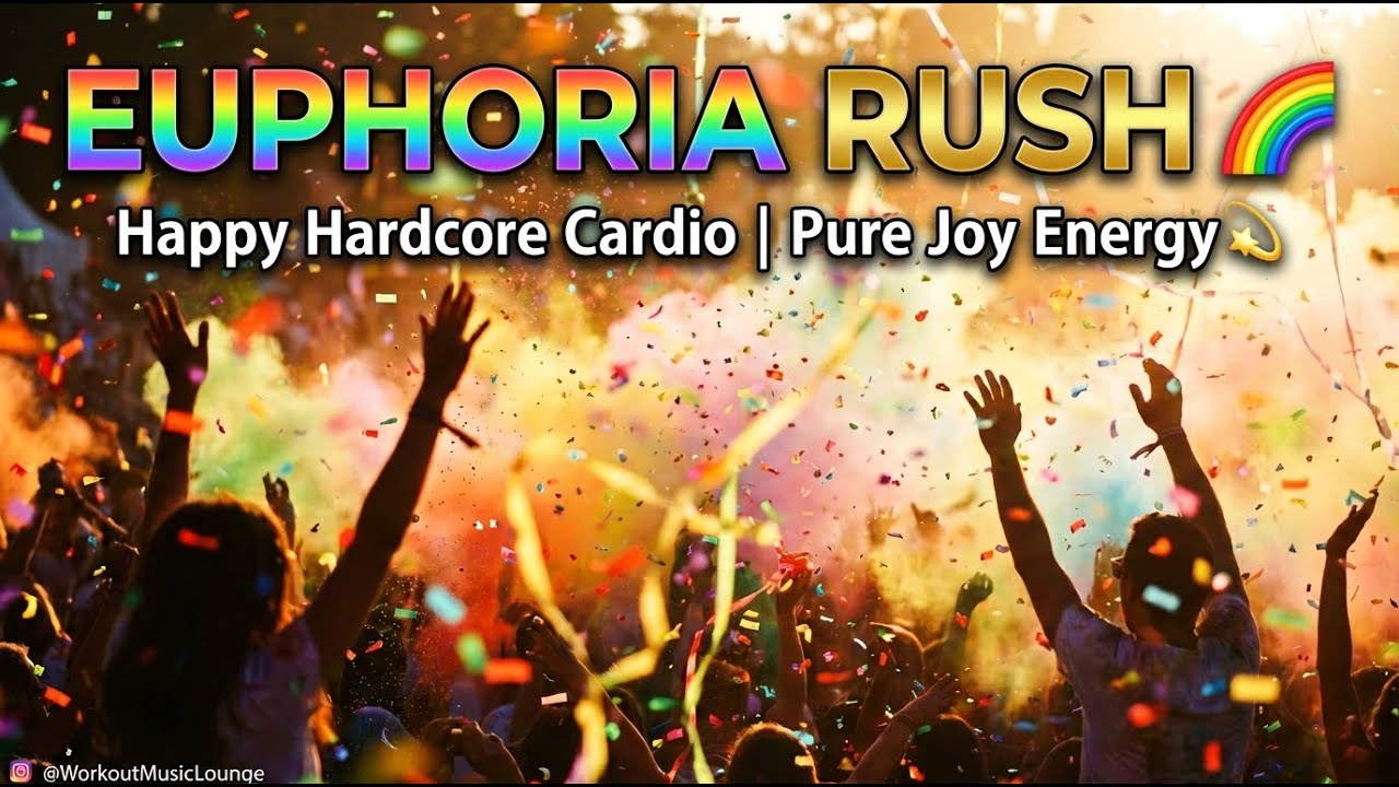 🌈 EUPHORIA RUSH — Happy Hardcore Cardio | Pure Joy Energy 💫