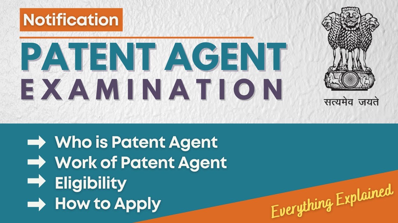 Patent Agent Examination 2020-2022 | For Science Graduates | Everything Explained