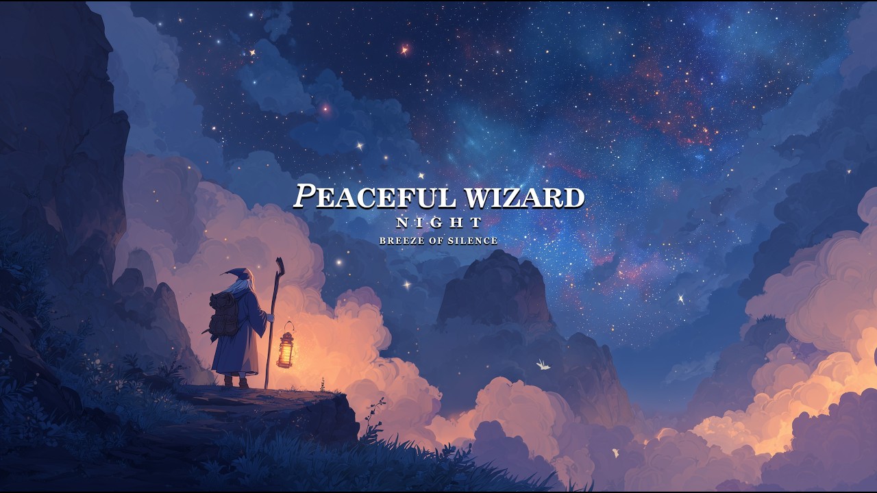 Peaceful Wizard Night | Cozy Fantasy Ambience Under the Stars