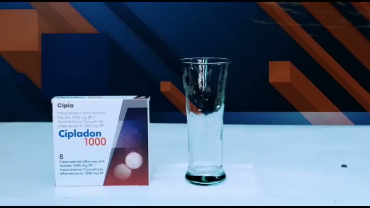 How to use Cipladon 500mg and 1000mg effervescent  tablets