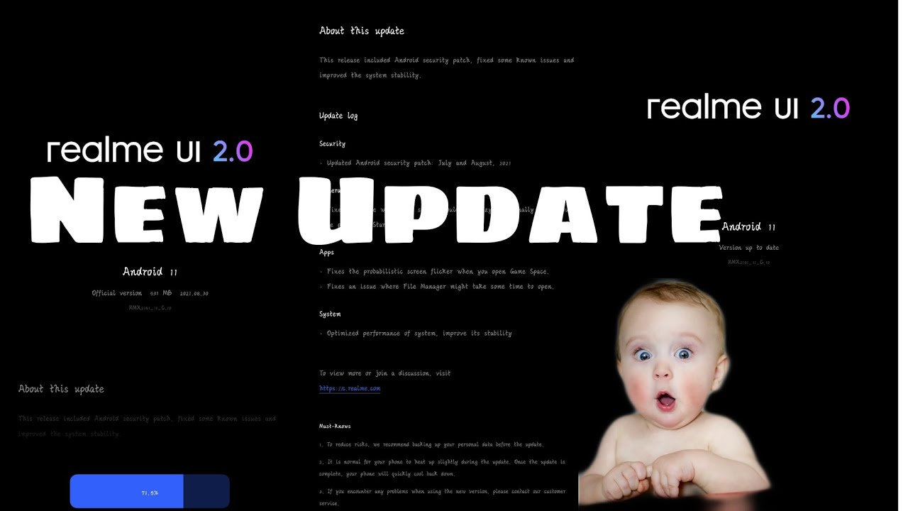REALME 7 ANDROID 11 REALME UI 2.0 NEW UPDATE 2021