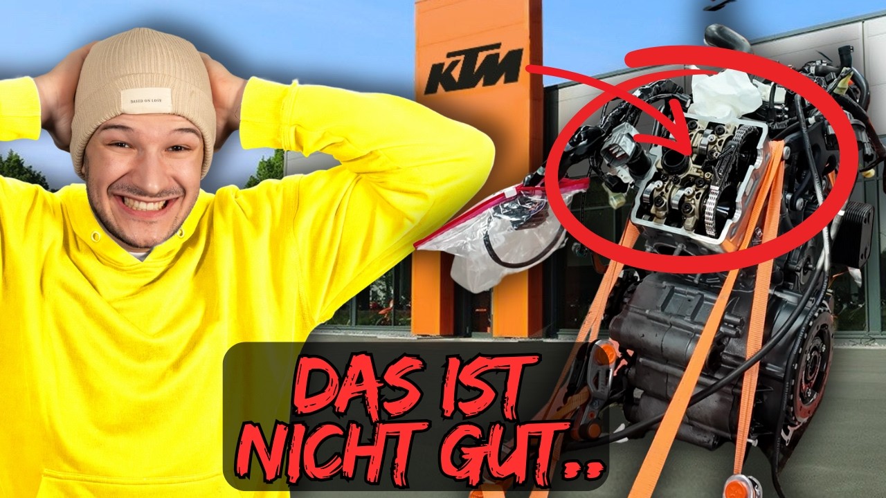 Wir öffnen den Motor meiner Superduke mit einem KTM Mechaniker! (Hab was reinfallen lassen..)