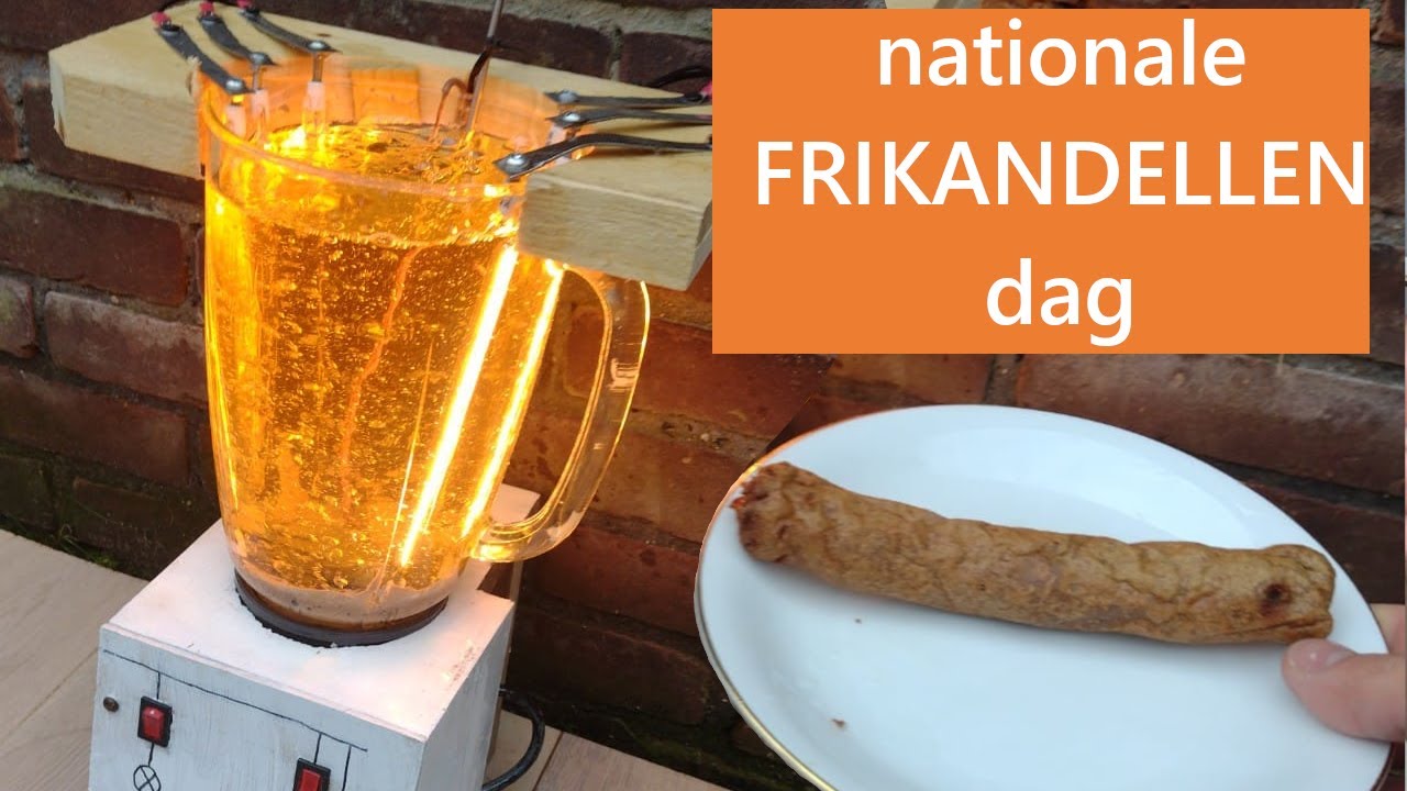 Frituren met gloeilampen in een blender! (Deep Frying in a Blender)