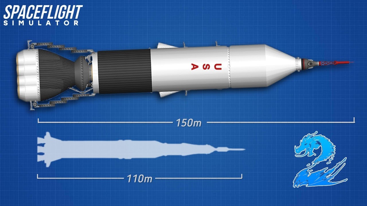 How to build Sea Dragon - spaceflight simulator