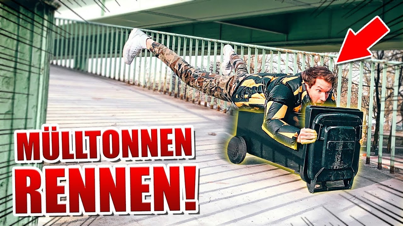 MülltonnenRENNEN BERGAB ! #MüllWM 2019 !