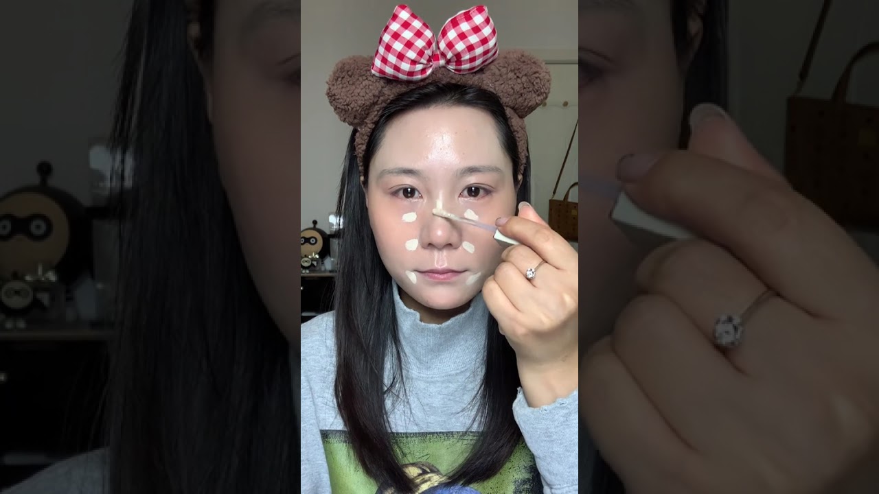 沉浸式化妆，早起好难～#沉浸式化妆 #普通人化妆 #方圆脸妆容 #化妆vlog #早八妆容