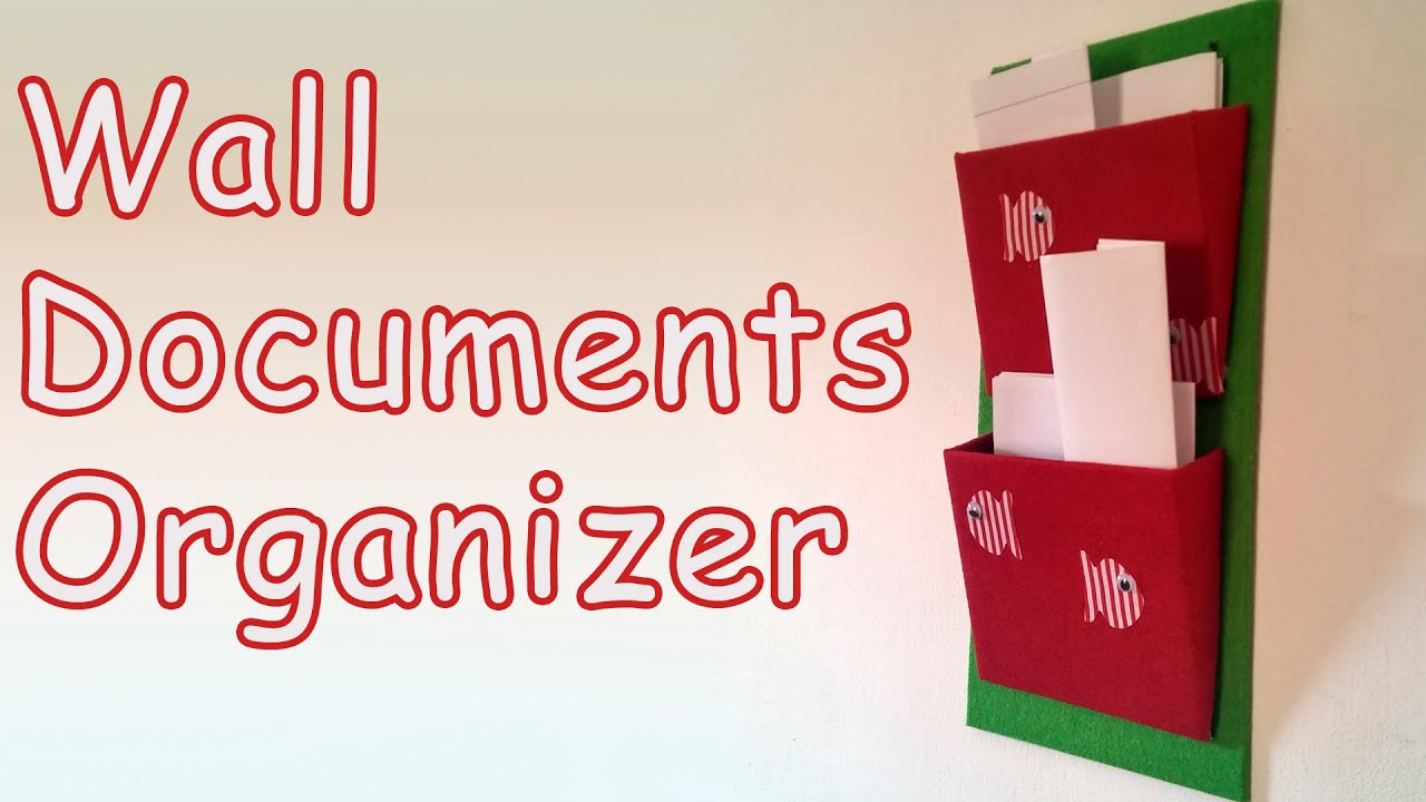 DIY crafts - Wall Documents Organizer -  Ana | DIY Crafts