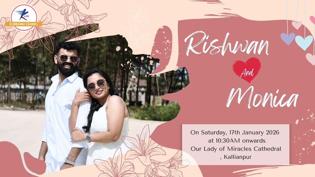 Rishwan With Monica | Nuptials and Reception | LIVE from Kallianpur