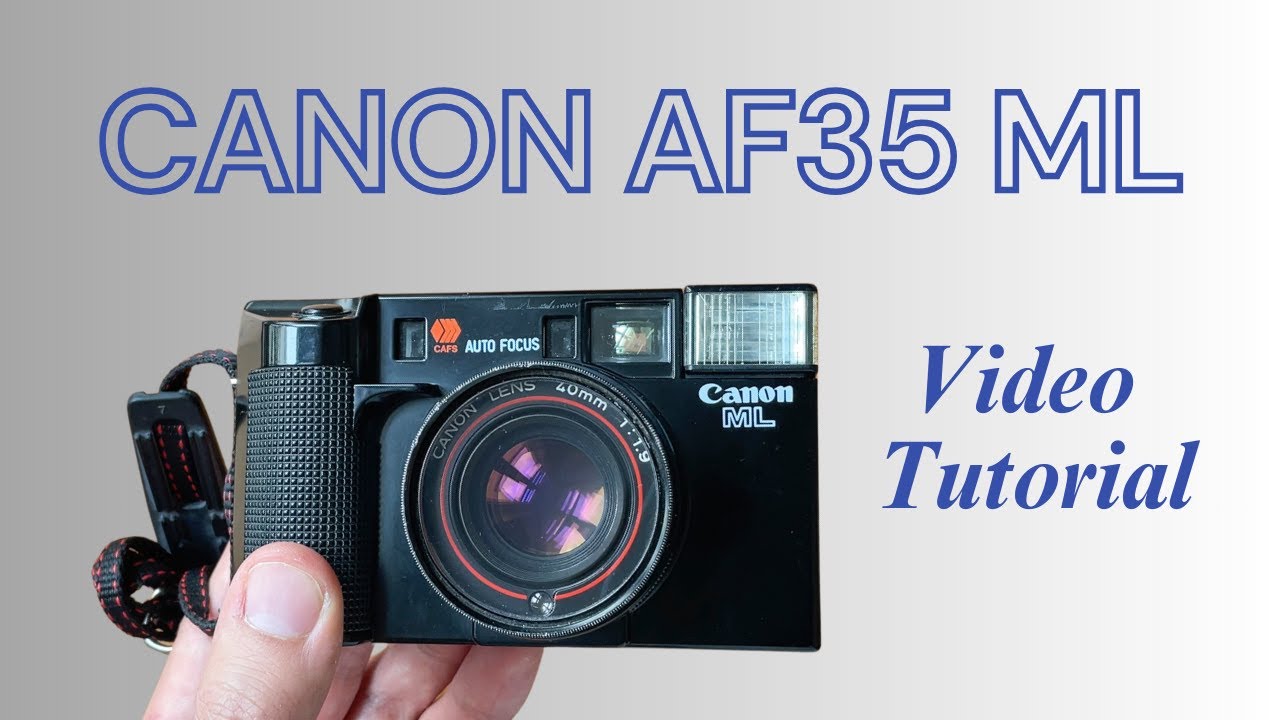 Видеоруководство по Canon AF35ML, загрузка и извлечение плёнки + объяснение всех функций