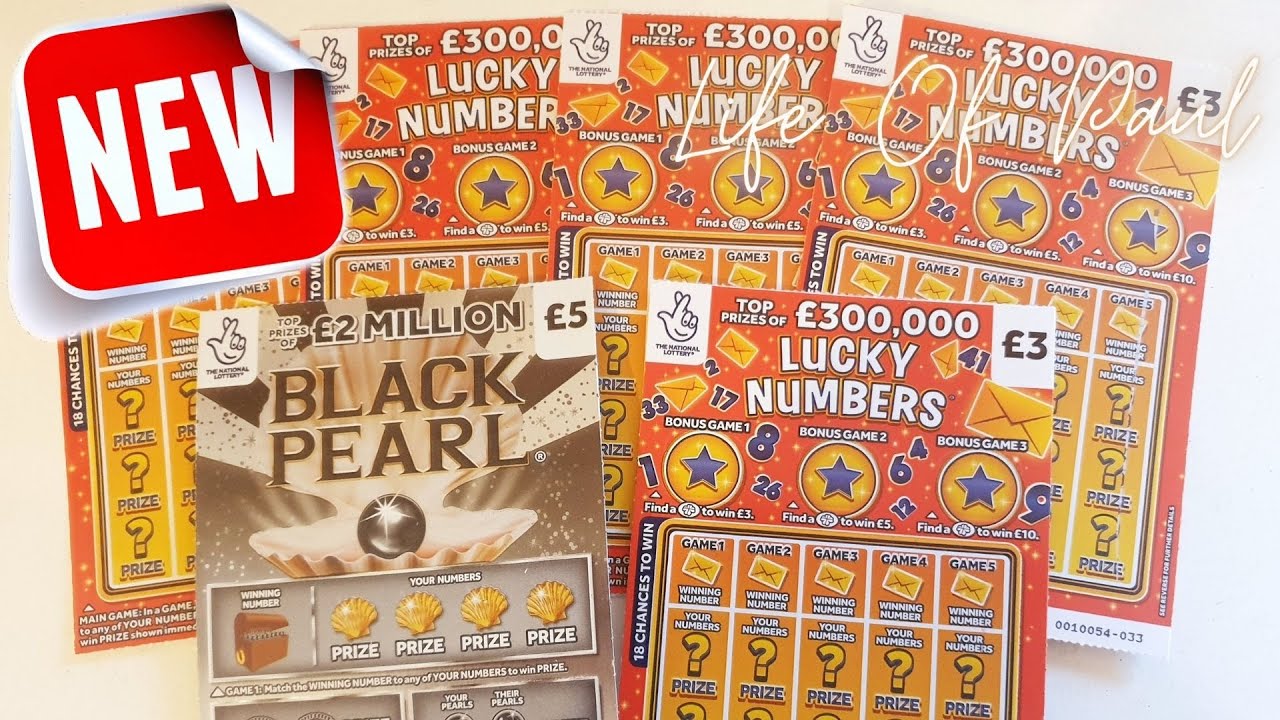 New £3 Lottery Scratch Cards. £15 of the £3 Lucky Numbers cards.