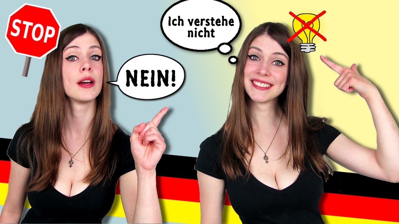 Confused? Don't Say ICH VERSTEHE NICHT