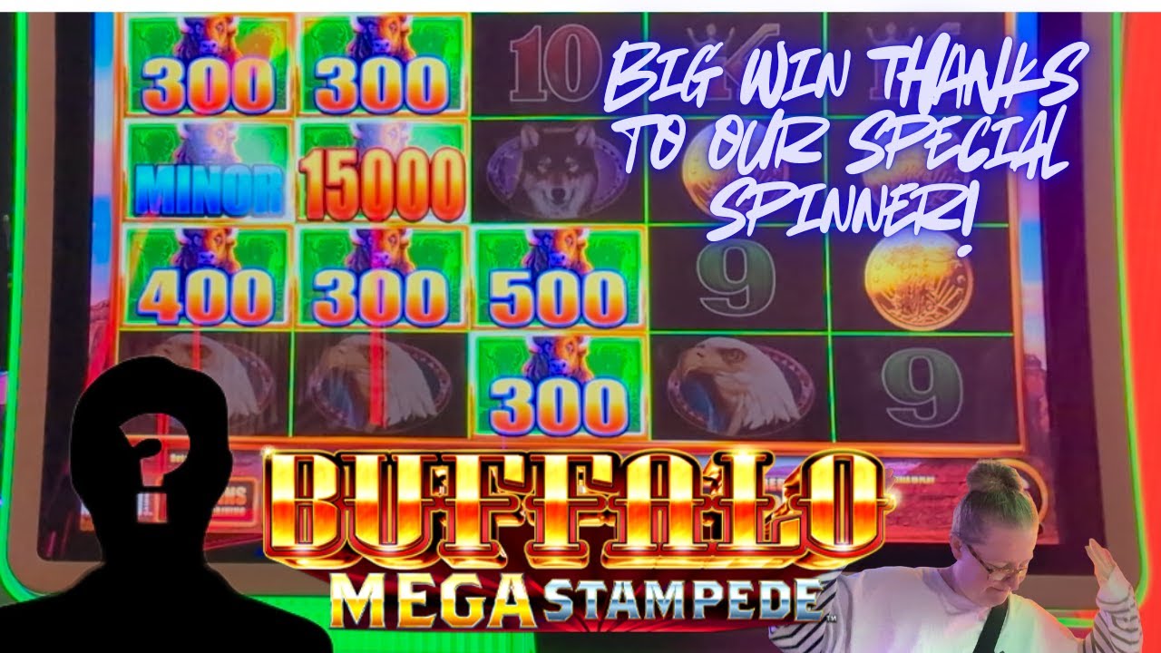 🚨Buffalo Mega Stampede🚨 With a Secret Spinner! Big Bonus🎉and NOICE WIN! 