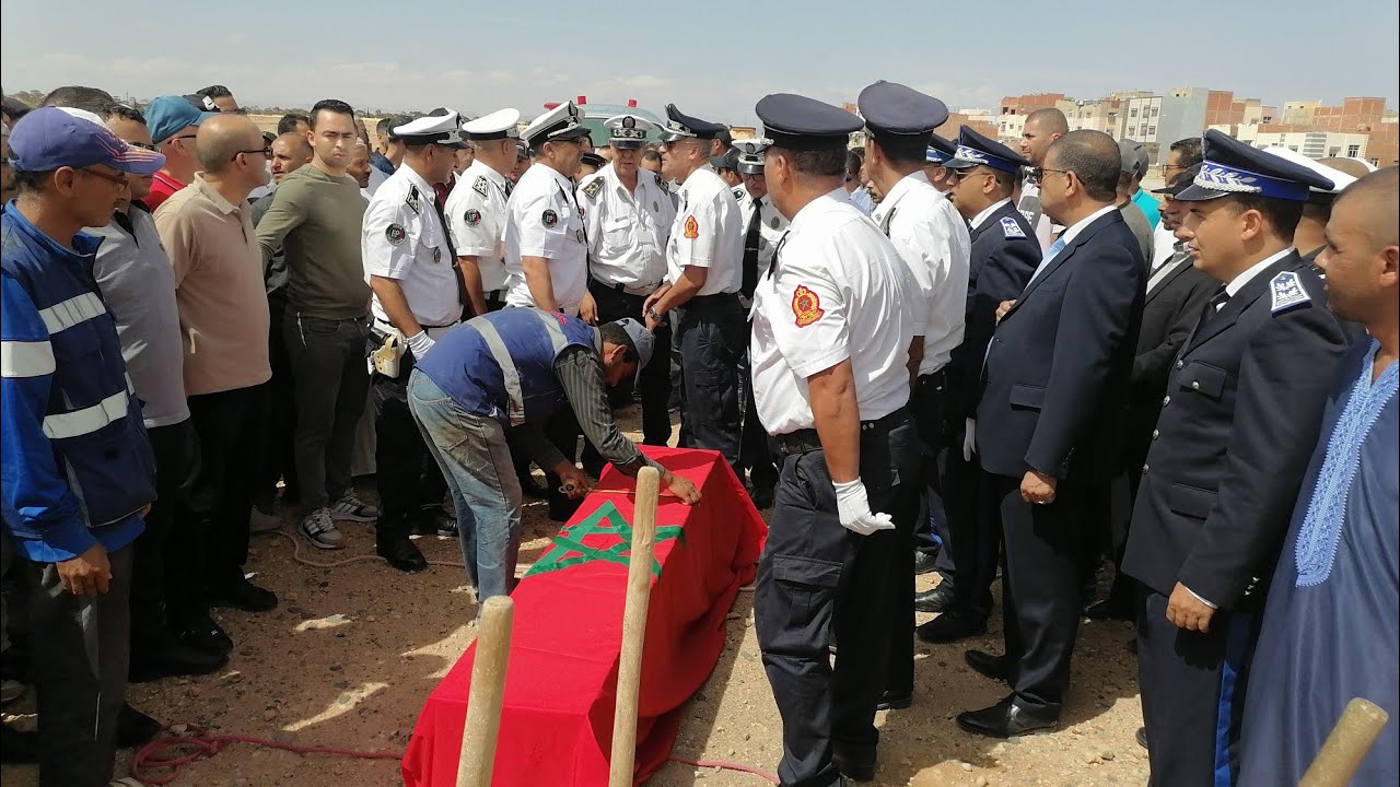 في جو جنائزي مهيب تشييع جنازة جثمان ضابط أمن بجرسيف وافته المنية على إثر حادثة سير