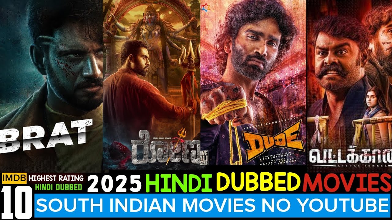 Top 10 New South Indian Movies 2025 ||Top 10 South Indian letest Movies 2025 