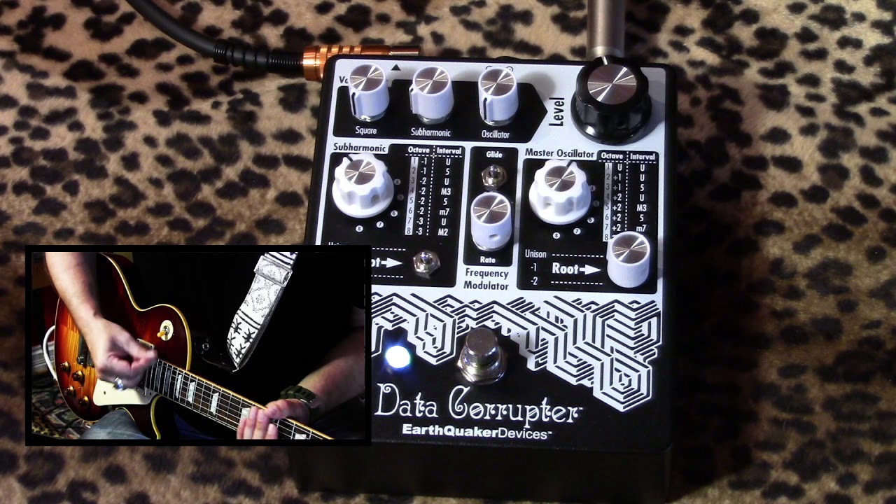 EarthQuaker Devices DATA CORRUPTER demo with Les Paul & Deluxe Reverb