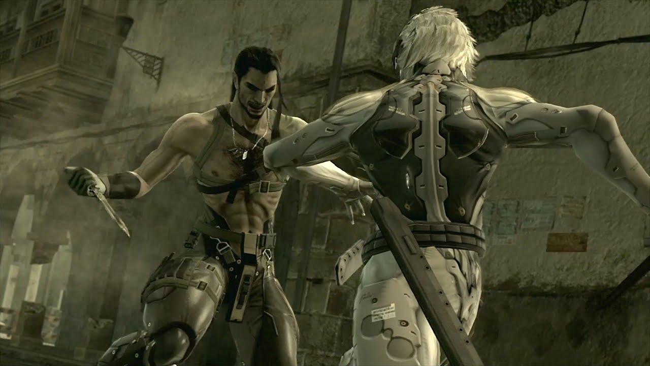 MGS4 - Raiden vs Vamp（4K → FHD）