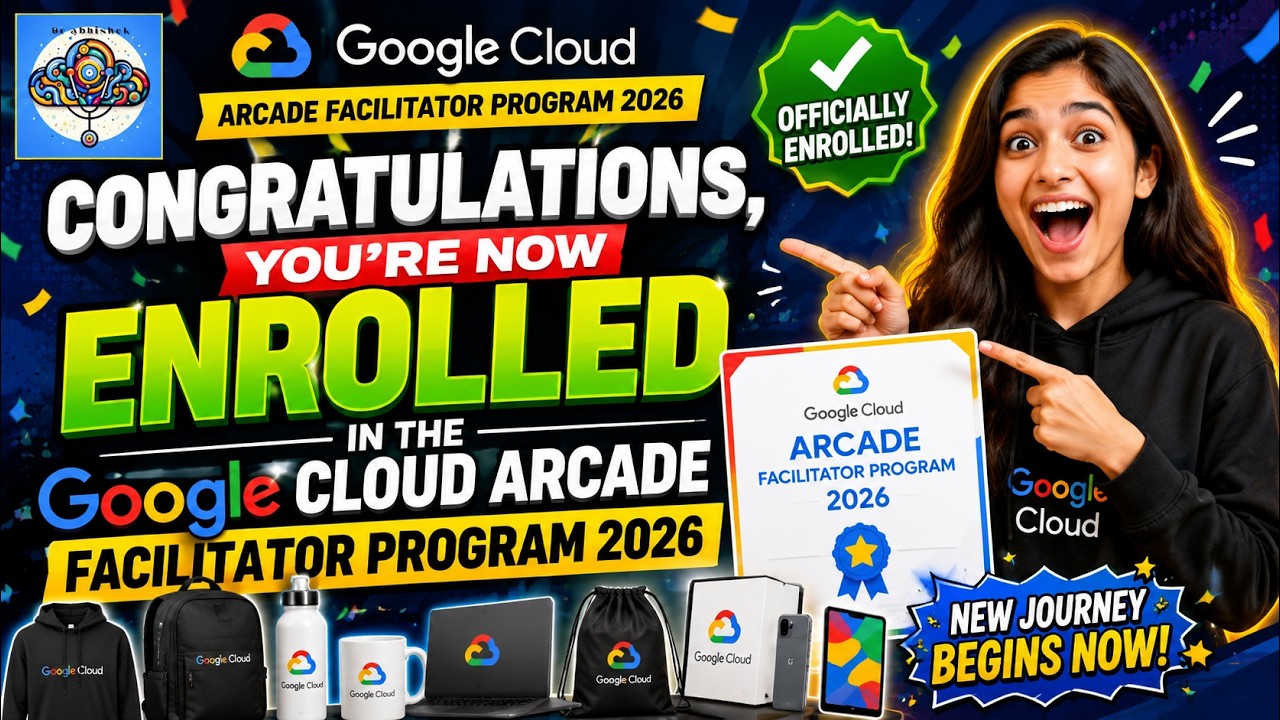 Поздравляем, вы зачислены в программу Google Cloud Arcade Facilitator 2026