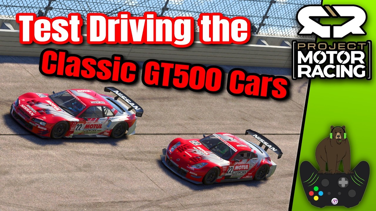 Тест-драйв классических японских автомобилей GT500 в Project Motor Racing! TheCombustionGamer