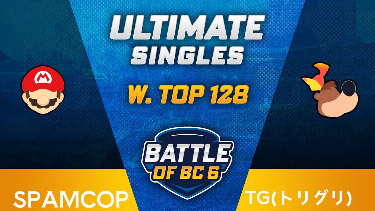 SpamCop (Mario) vs TG(トリグリ) (Banjo & Kazooie) - Ultimate Singles Winners Top 128 - Battle of BC 6