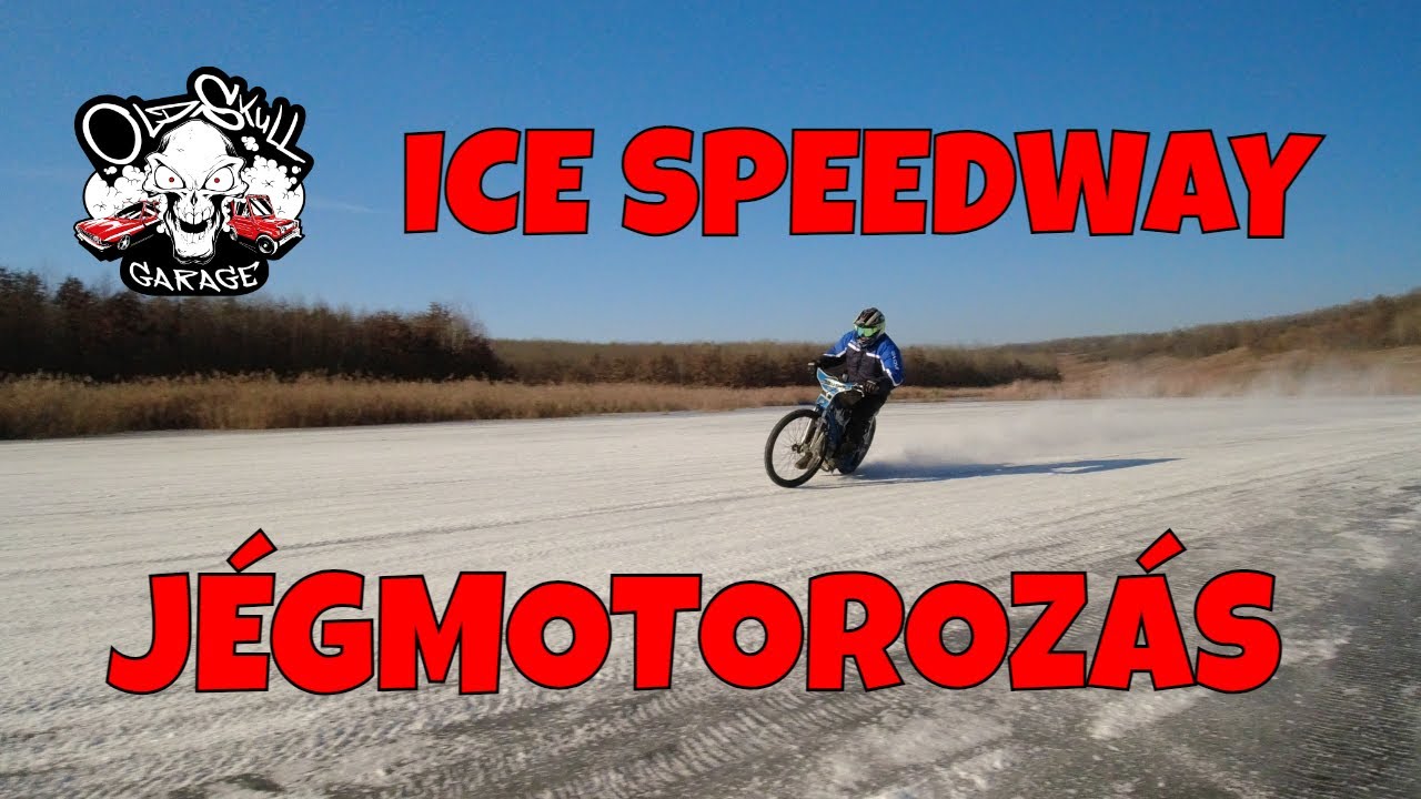 Jégmotorozás Ice Speedway