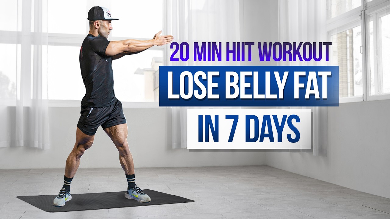 Lose Belly Fat in 7 Days Challenge🔥| 20 Min Full Body HIIT Workout (No Equipment)