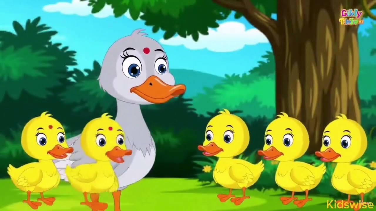 Five Little Ducks  | Learn Counting 1–5 | Fun Nursery Rhyme for Kids | Kidswise
