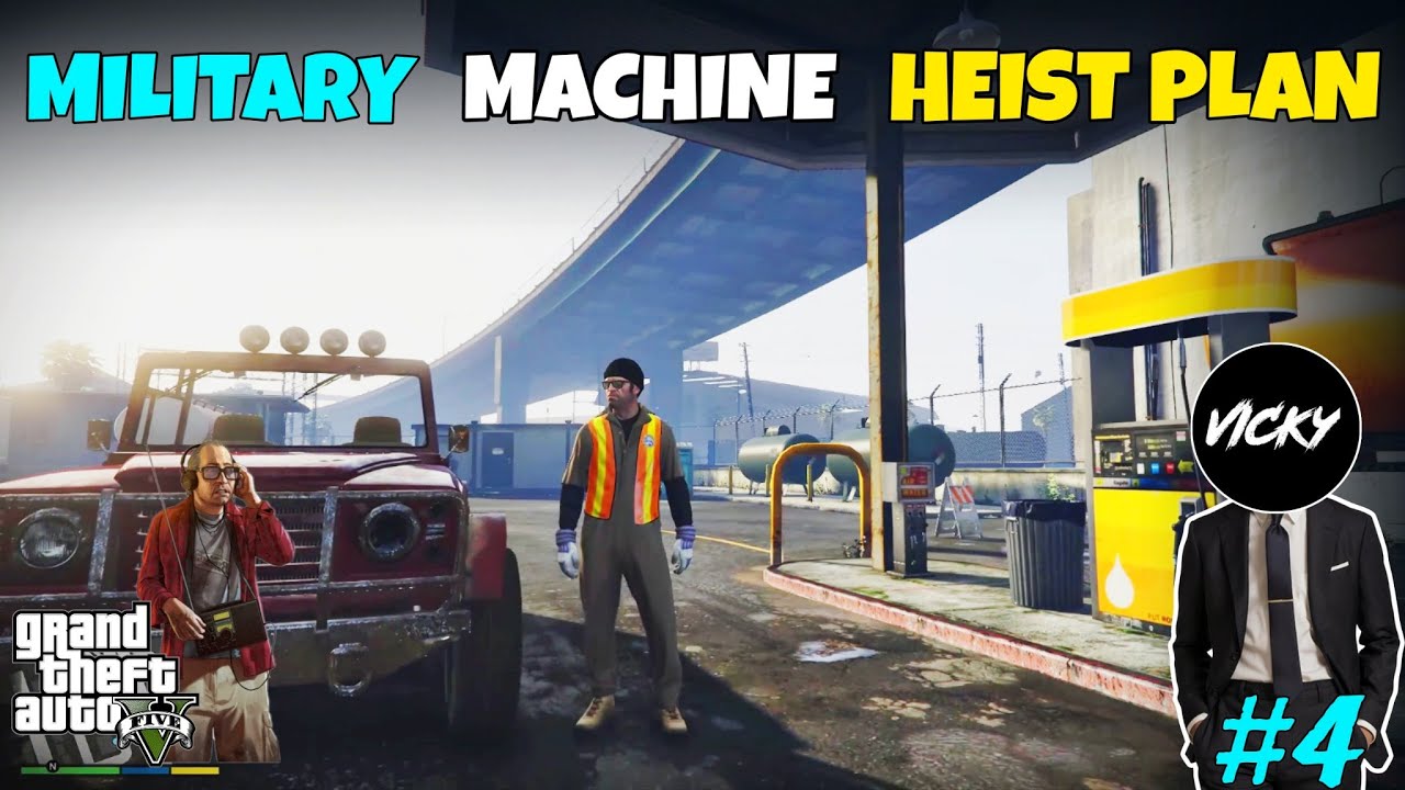 Trevor’s Undercover Mission at Port –Military Heist Plan Begins! | GTA 5 Gameplay #4 | Vicky Holic