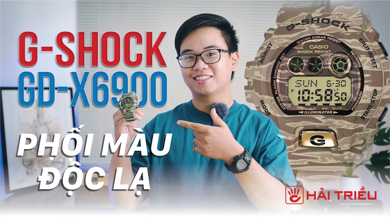 Dòng đồng hồ G-Shock GD-X6900 - Kích thước nhỏ, màu sắc khác lạ