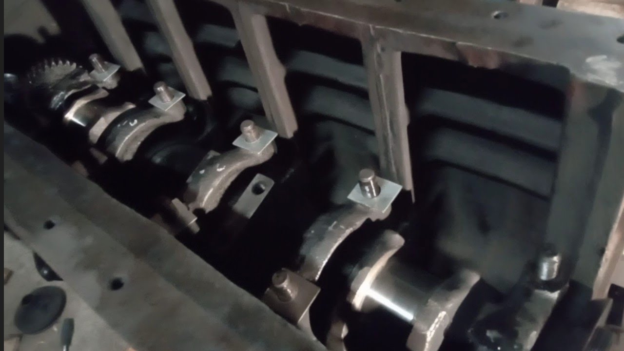 USUS C-360 montaż wału korbowego