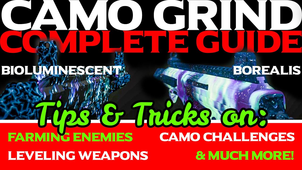 Camo Grind Guide (FAST) - MWZ Borealis & BioLuminescent Complete & Easy! Modern Warfare III Zombies