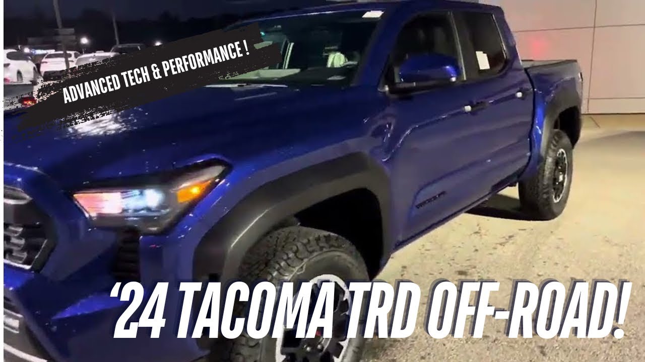 2024 Toyota Tacoma Off-Road: Adventure-Ready & Built for the Trail!