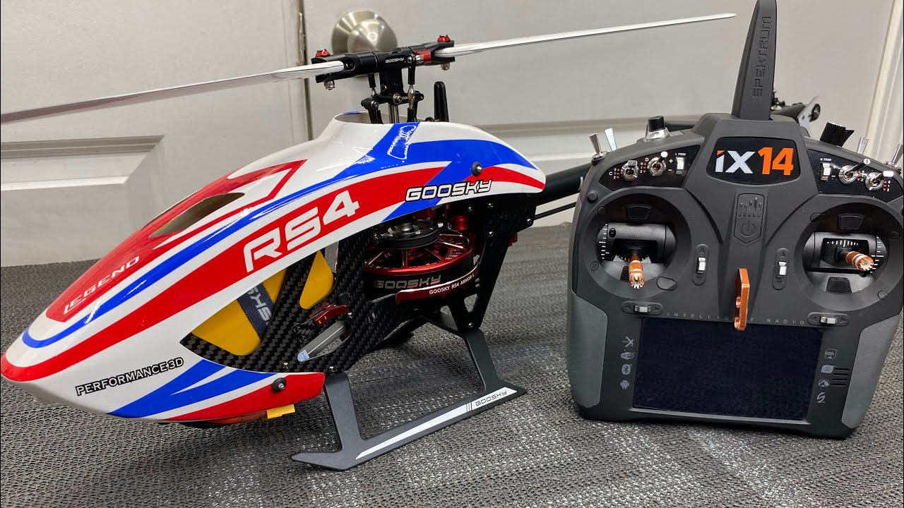 Goosky RS4 Venom MSH Brain/iKon 2 and Spektrum Radio Setup