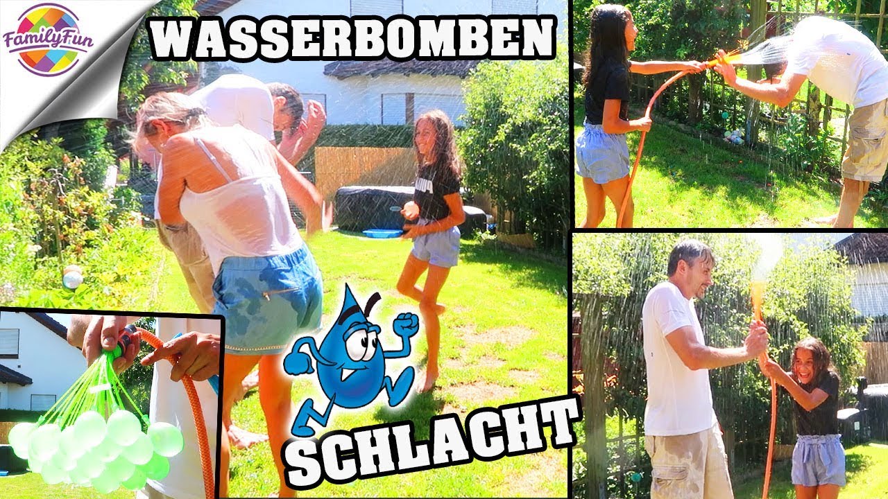 MEGA lustige  WASSERBOMBEN SCHLACHT  💦 🤣| BUNCH O BALLOONS Waterbomb Battle | FAMILYFUN
