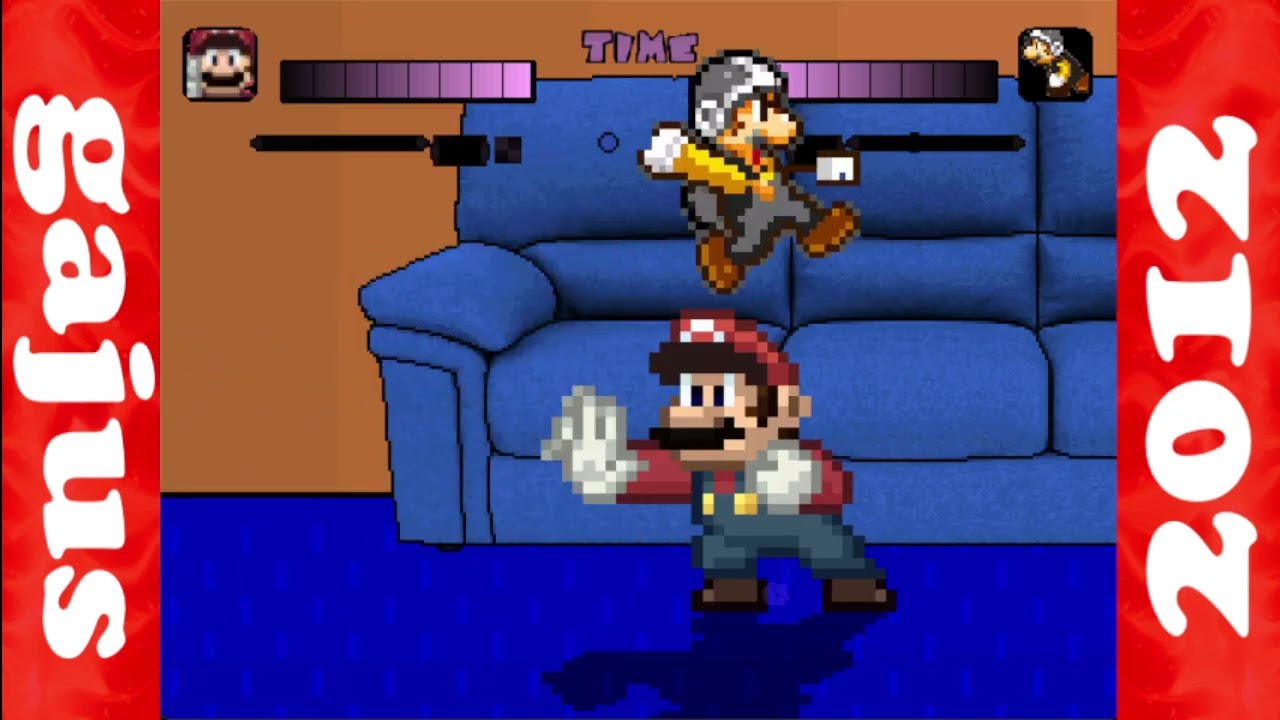 mugen; ai patched ssf2 mario vs ai patched hammer mario bro