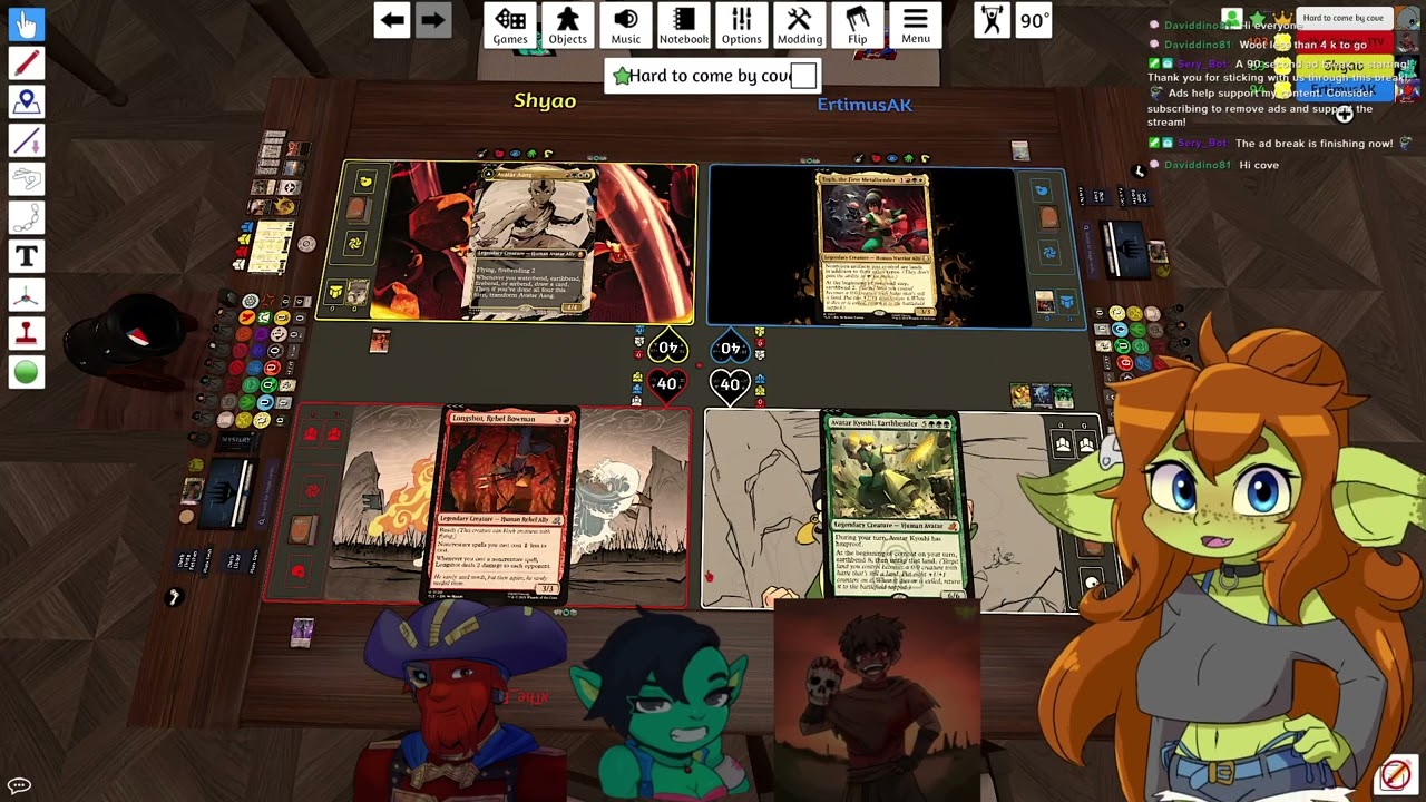 [PNGTUBER] Avatar commanders are here to play!!! Casual commander!!!
