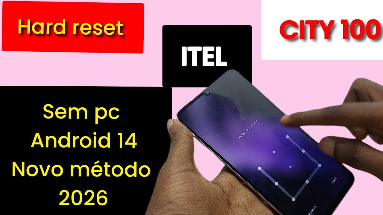 Itel City 100: hard reset guide without pc 2026