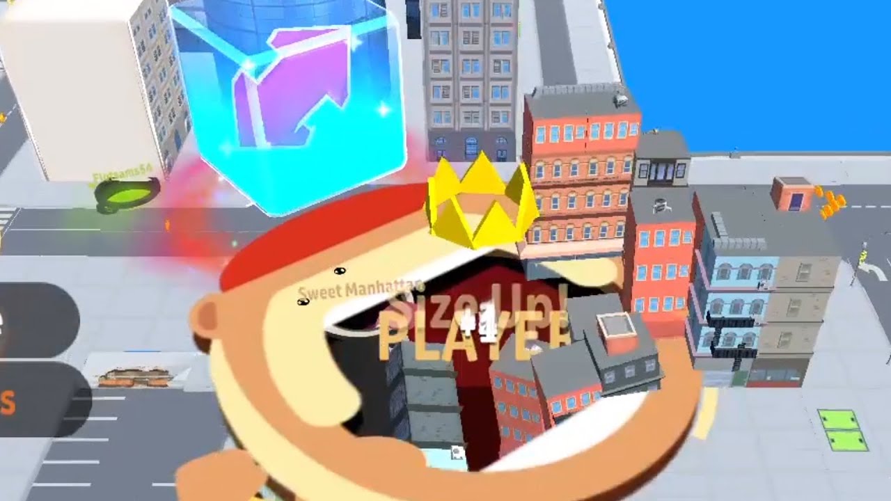 Hole.io Map Control: 100.00% -  Big Hole WORLD RECORD 