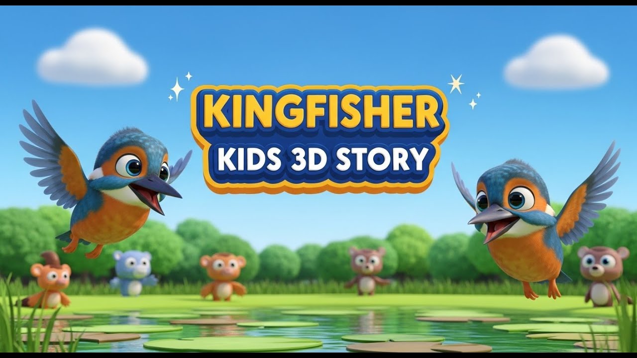 Kingfisher Kids 3D Story 2025 | Hindi Cartoon Story for Children | Moral & Learning Video