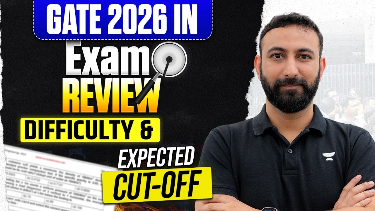 GATE 2026 Instrumentation Exam Review 😮 | Difficulty Level & Expected Cut-Off | Aditya Kanwal Sir