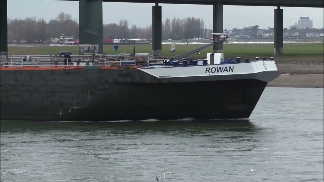Schiff Rowan auf dem Rhein