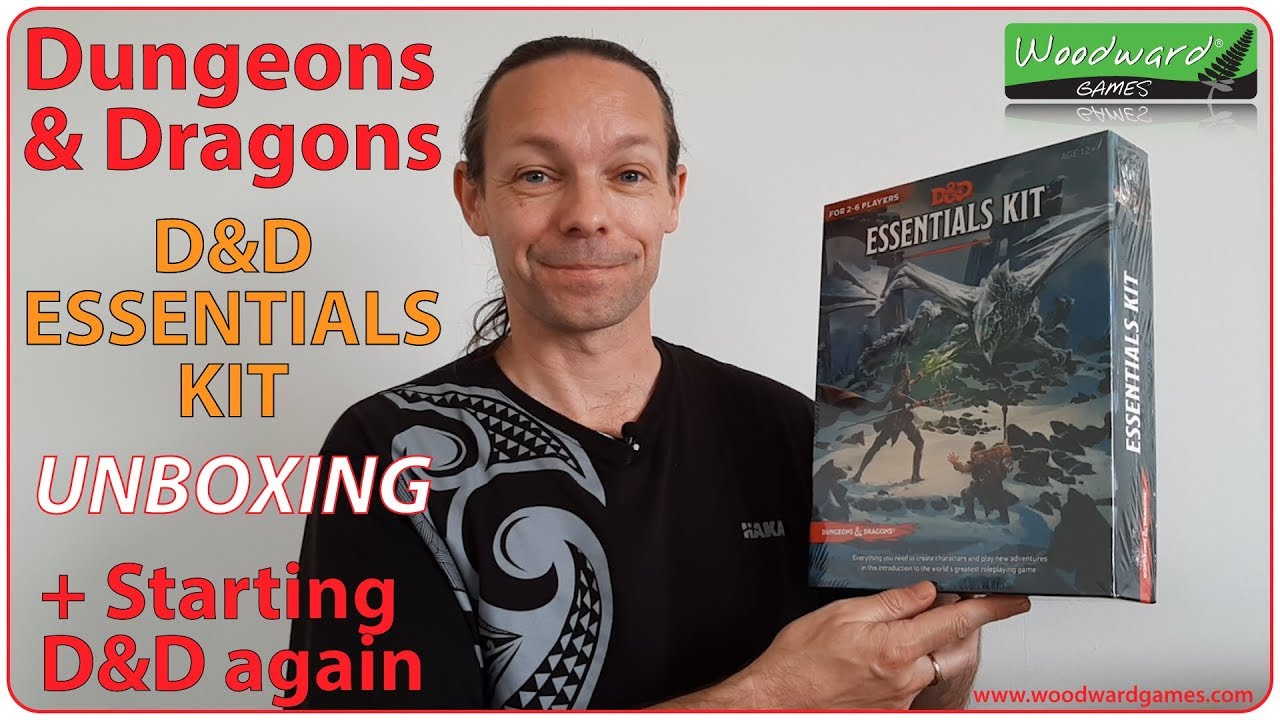 Starting Dungeons and Dragons again – D&D Essentials Kit Unboxing - Woodward Games