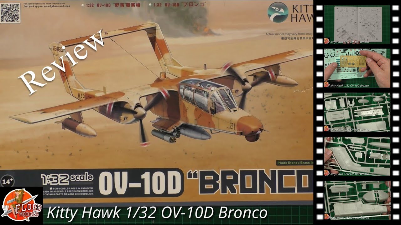 Kitty Hawk 1/32 OV-10D Bronco Review